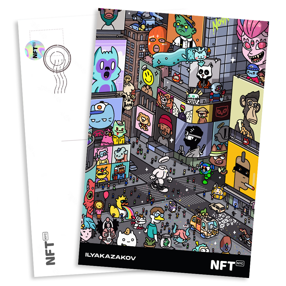 NFT.NYC NFT Postcard by Ilya Kazakov